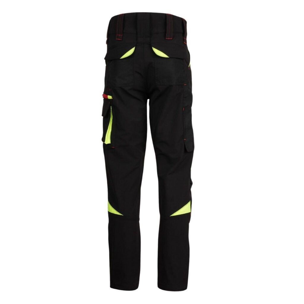 Stretch-Arbeitshose – schwarz/gelb-Effekt – 2