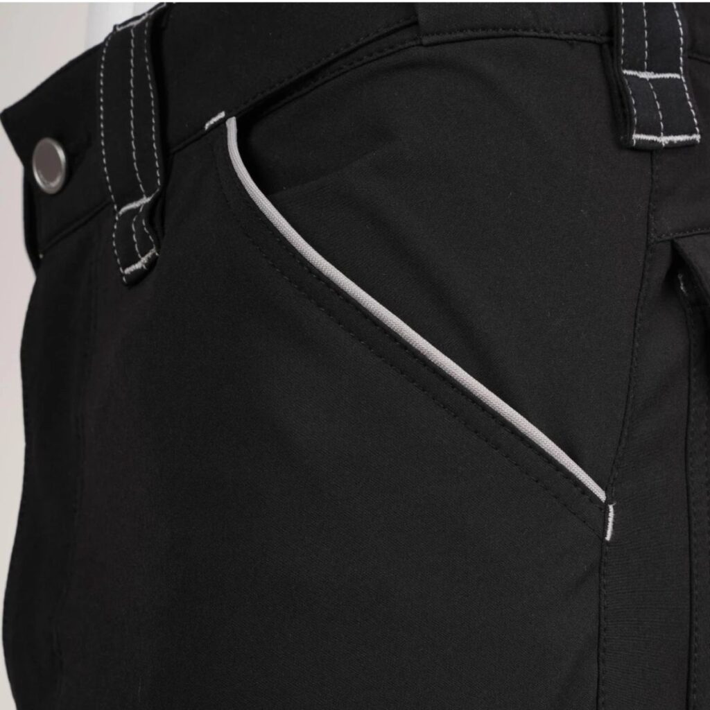 Stretch-Arbeitshose – schwarz/grau-Effekt – 4
