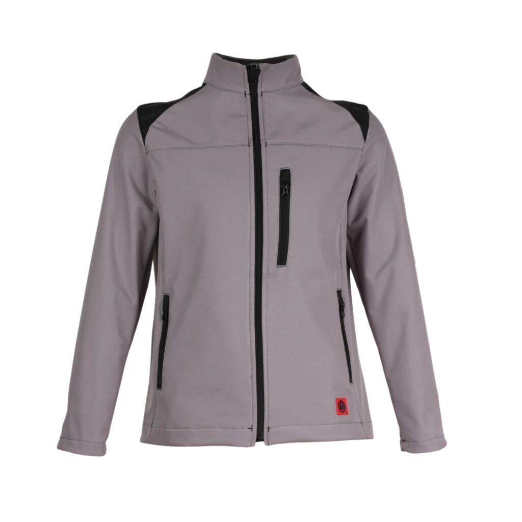 Veste softshell stretch – gris/noir