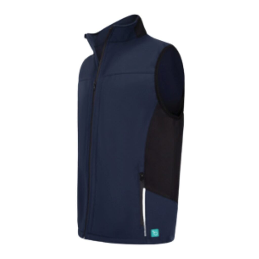 Stretch-Softshell-Jacke – grau/schwarz – 8
