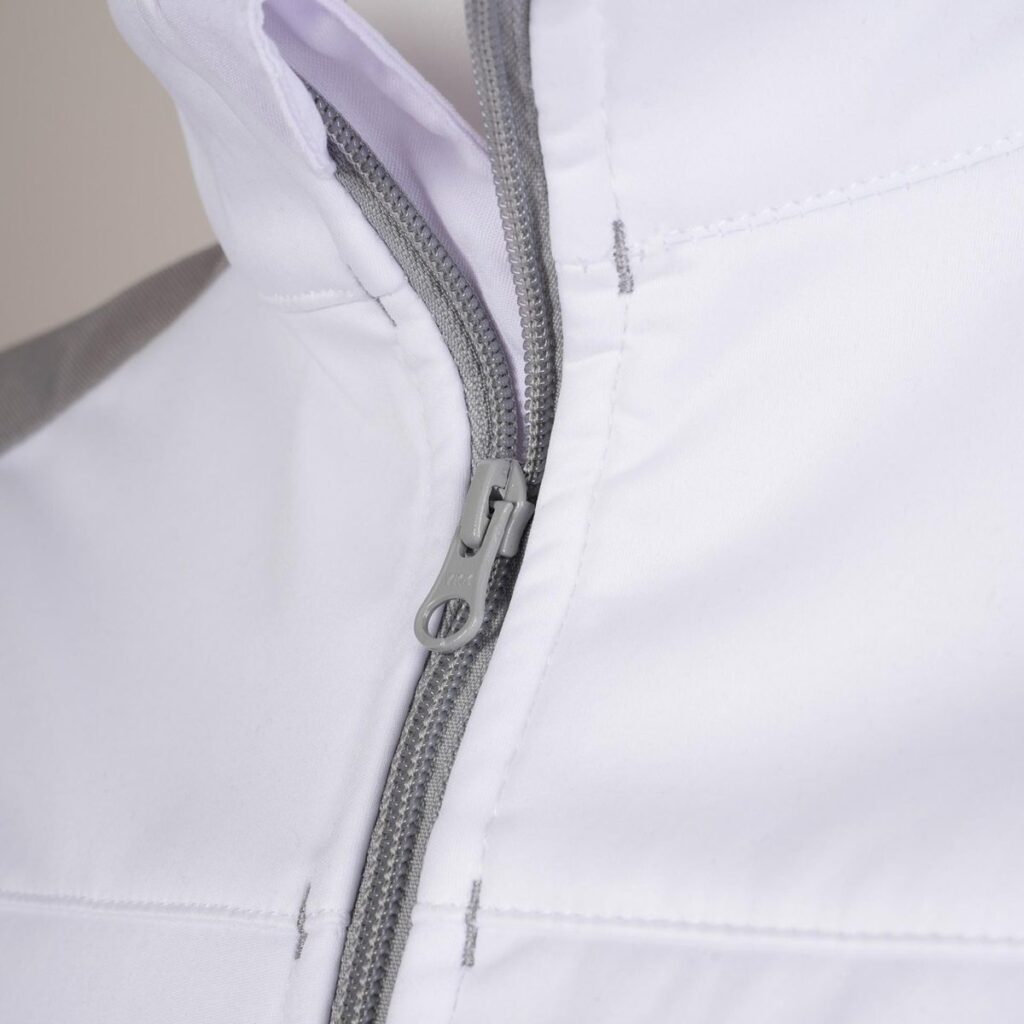 Stretch-Softshell-Jacke – weiß/grau – 5
