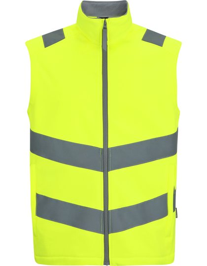 Hi-Vis Pro Contract Ablaze Softshell Bodywarmer – 2