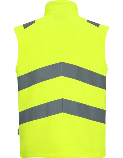Hi-Vis Pro Contract Ablaze Softshell Bodywarmer – 3