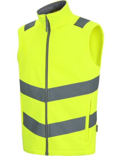 Hi-Vis Pro Contract Ablaze Softshell Bodywarmer – 4